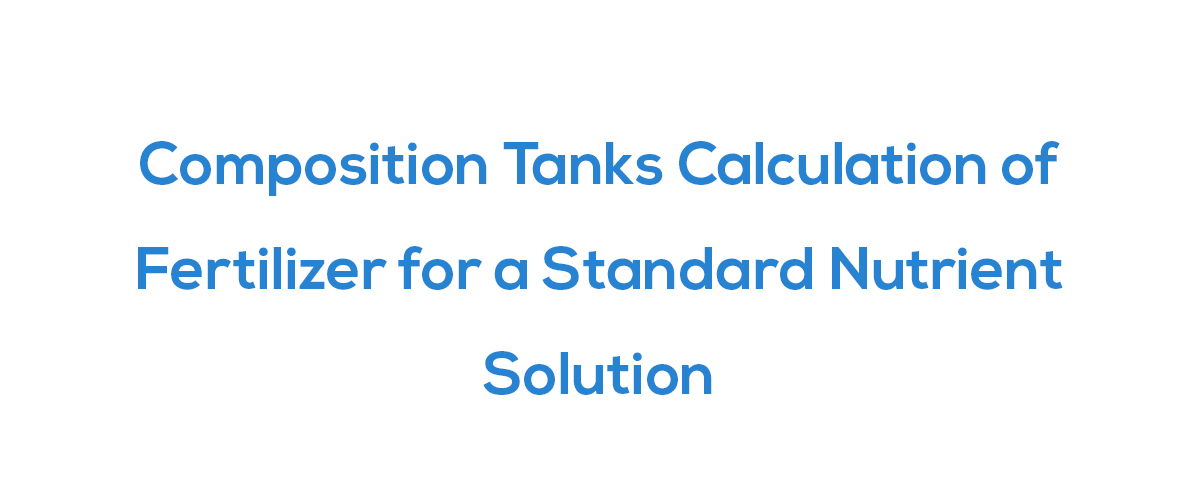 Composition Tanks Calculation